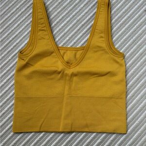 Athleta Mustard Yellow Tank Top